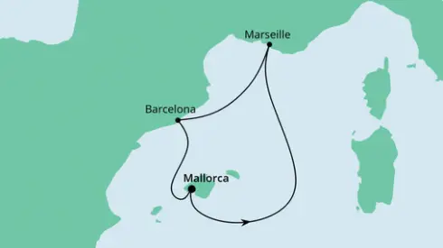 AIDAstella Route 2022: Kurzreise ab Mallorca
