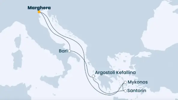 Costa Deliziosa Route 2022: Mittelmeer ab Venedig 2