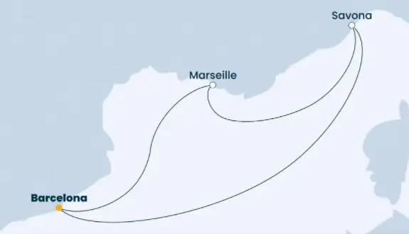 Costa Diadema Route 2022: Mittelmeer ab Barcelona 2