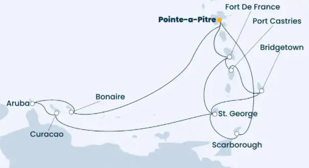 Costa Fascinosa Route 2022: Karibik