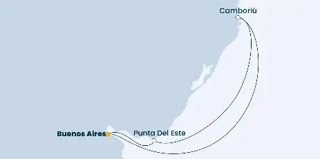 Costa Fascinosa Route 2024: Südamerika 3