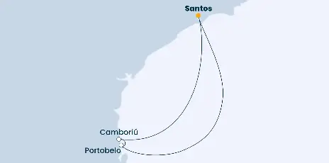 Costa Favolosa Route 2024: Südamerika 7