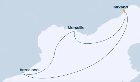 Costa Pacifica Route 2022: Mittelmeer 4