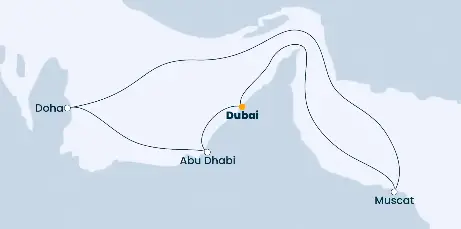 Costa Toscana Route 2024: Dubai und die Emirate