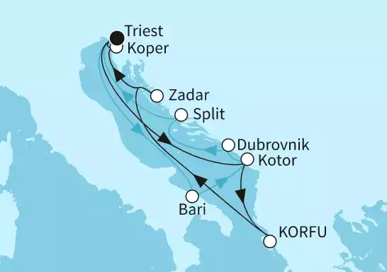 14 Nächte - Adria mit Dubrovnik & Zadar
