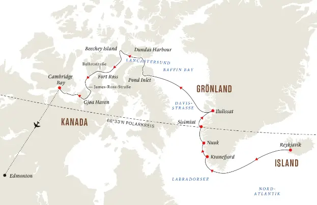Hurtigruten Grönland-Kreuzfahrt 2022: Abenteuer Nordwest Passage