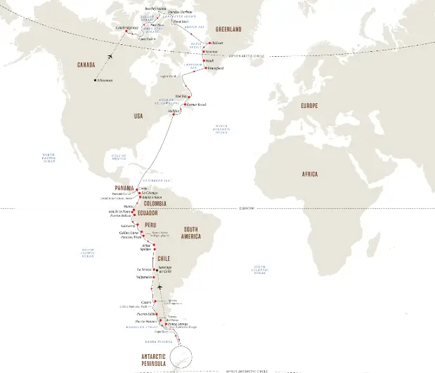 Hurtigruten Grönland-Kreuzfahrt 2022: Seereise um die Welt