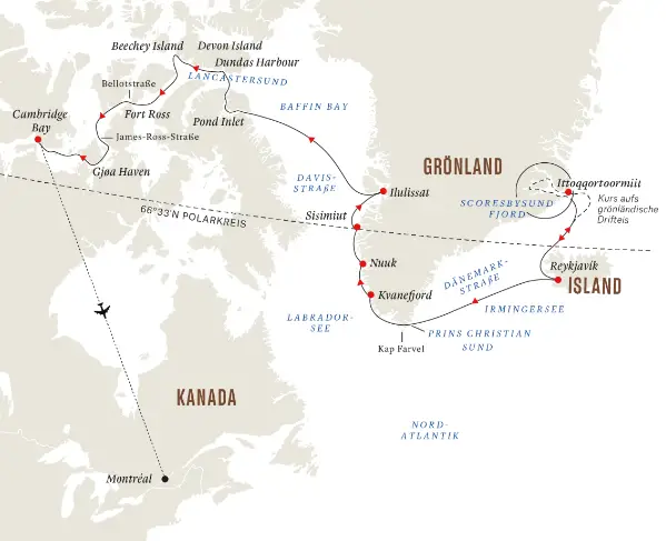 Hurtigruten Grönland-Kreuzfahrt 2023: Island, Grönland & Nordwest-Passage