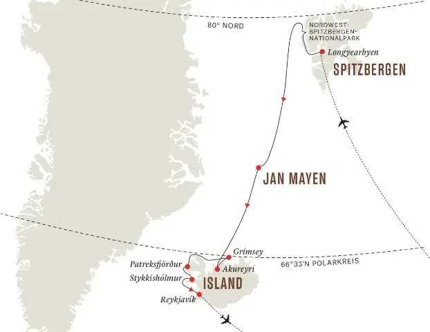 Hurtigruten Island-Kreuzfahrt 2023: Expedition arktische Inselwelt