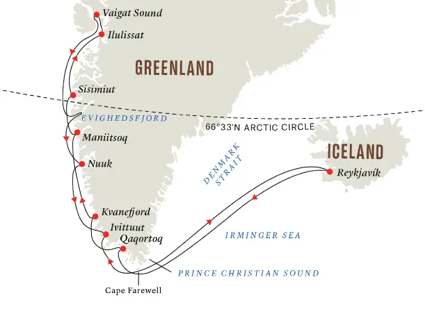 Hurtigruten Island-Kreuzfahrt 2023: Expedition Diskobucht