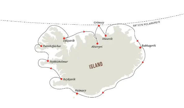 Hurtigruten Island-Kreuzfahrt 2023: Expedition Island