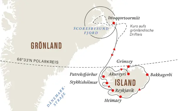 Hurtigruten Island-Kreuzfahrt 2023: Umrundung Islands