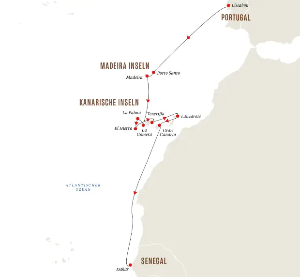 Hurtigruten Kanaren Kreuzfahrt 2022: Von Lissabon nach Dakar