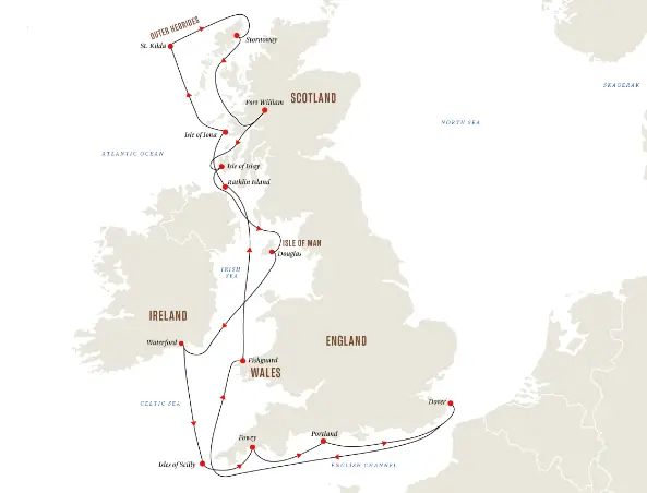Hurtigruten Schottland-Kreuzfahrt 2022: Britische Inseln