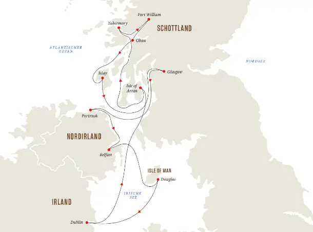 Hurtigruten Schottland-Kreuzfahrt 2023: Britische Inseln
