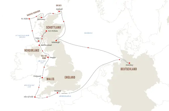 Hurtigruten Schottland-Kreuzfahrt 2023: Großbritannien
