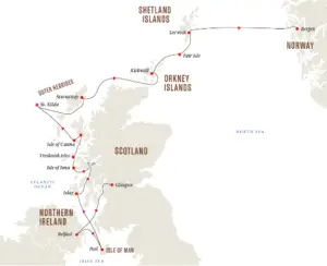  Hurtigruten Irland-Kreuzfahrt: Routen & Angebote 2023/2024/2025 