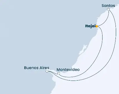 Costa Südamerika-Kreuzfahrt 2023: Südamerika ab Itajai