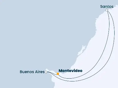 Costa Südamerika-Kreuzfahrt 2023: Südamerika ab Montevideo 3