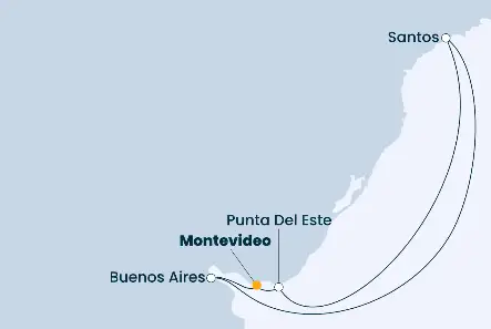 Costa Südamerika-Kreuzfahrt 2023: Südamerika ab Montevideo 4