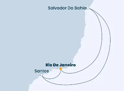 Costa Südamerika-Kreuzfahrt 2023: Südamerika ab Rio De Janeiro
