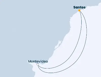 Costa Südamerika-Kreuzfahrt 2023: Südamerika ab Santos