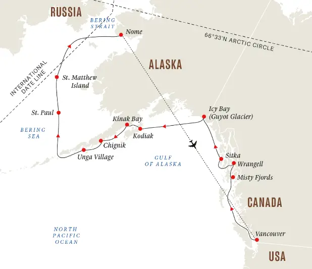 Hurtigruten Nordamerika-Kreuzfahrt 2023: Alaska Kanada 3