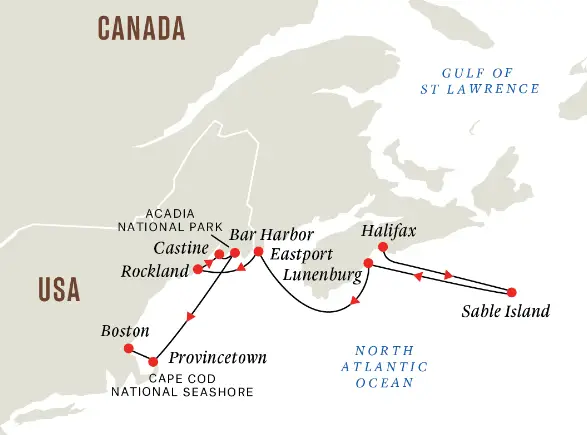 Hurtigruten Nordamerika-Kreuzfahrt 2023: Halifax nach Boston