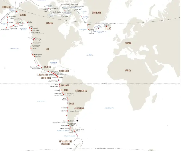 Hurtigruten Nordamerika-Kreuzfahrt 2023: Von Pol zu Pol 2