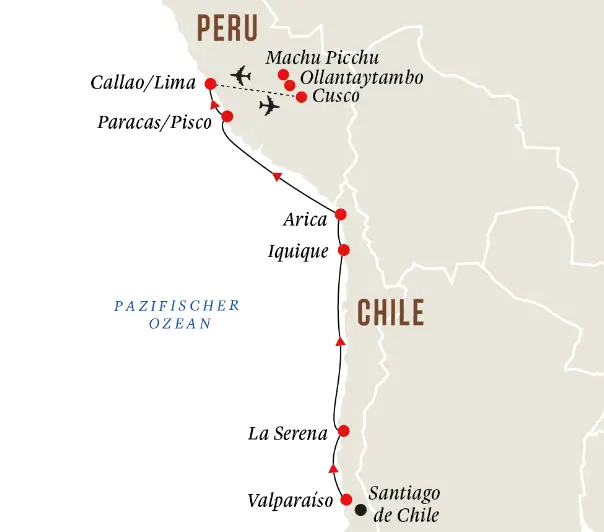 Hurtigruten Südamerika-Kreuzfahrt 2023: Chile & Peru