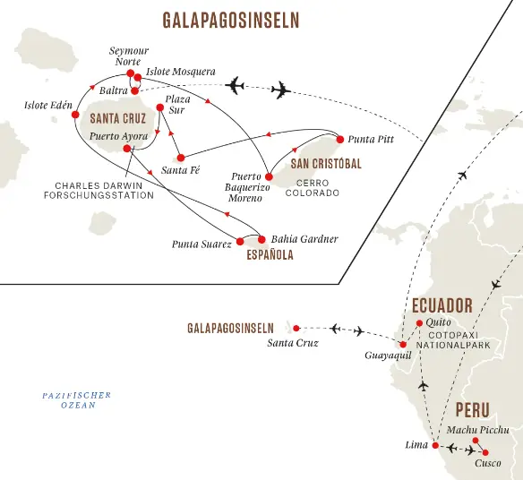 Hurtigruten Südamerika-Kreuzfahrt 2023: Galapagos Inseln