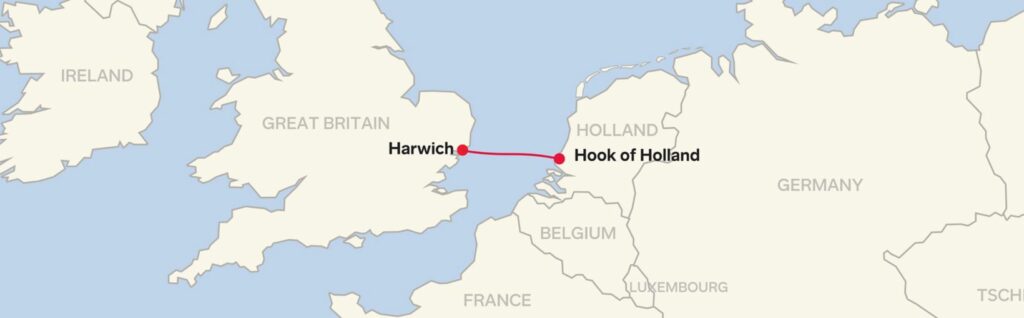 fähre hoek van holland harwich