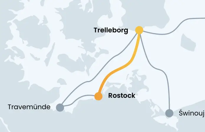 Spannende Fhre Trelleborg Rostock Bild