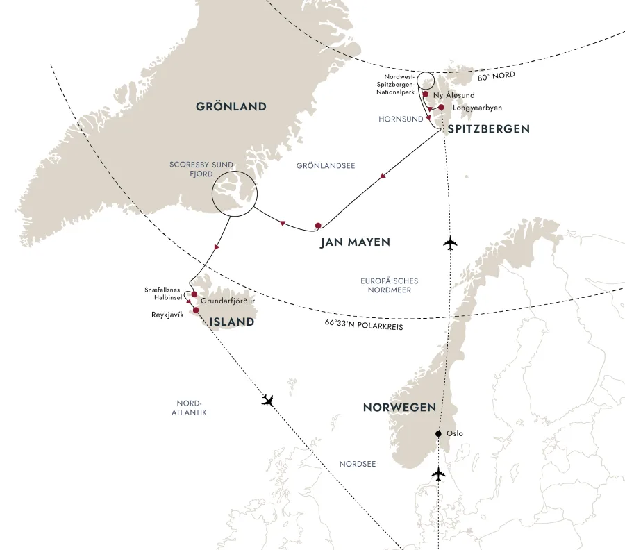 Hurtigruten GrönlandKreuzfahrt Routen & Angebote 2024/2025