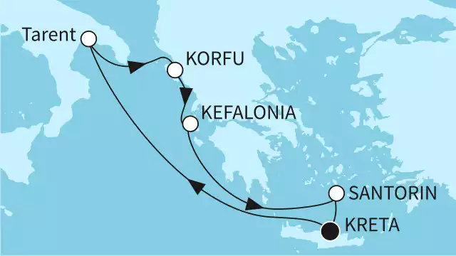 Mein Schiff 6 - 7 Nächte - Östliches Mittelmeer mit Korfu