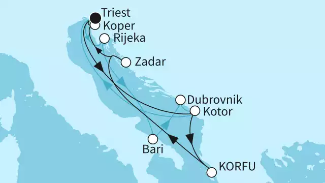 14 Nächte - Adria mit Zadar & Dubrovnik