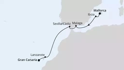7 Tage mit AIDAcosma Von Mallorca nach Gran Canaria 2